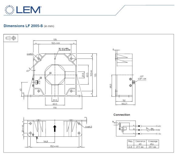LF 2005S Current Transducers AC/DC Current Transducers Darrah Electric